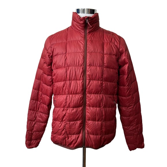 REI Jackets & Coats Rei Coop Mens Medium Red Packable Down Light Weight Puffer Jacket